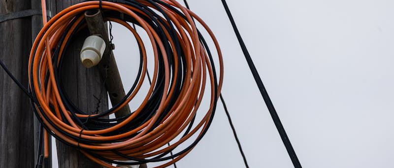 Coiled electrical wires