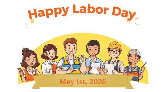 Holiday Notice: International Labor Day